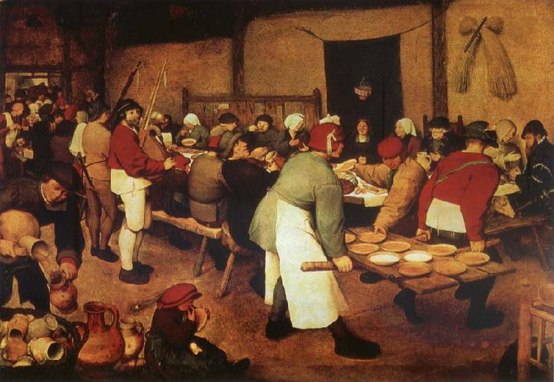 Pieter Bruegel Farmer wedding Germany oil painting art
